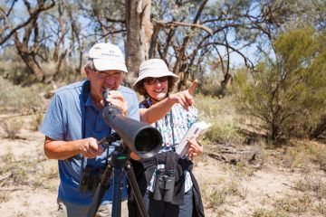 Birdwatching at Lake Powell, by Mallee CMA