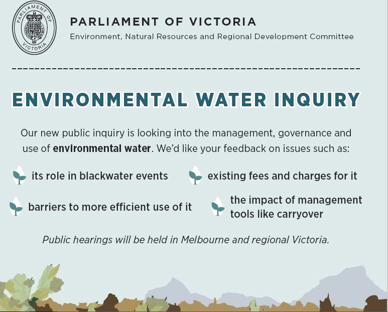 Inquiry into environmental water